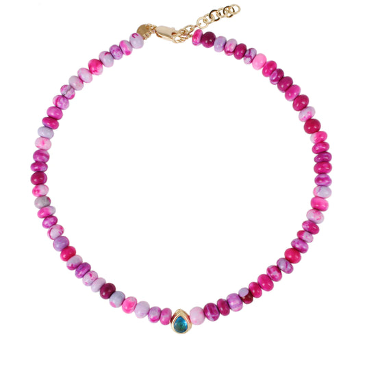 Necklace Bibi - Fuschia