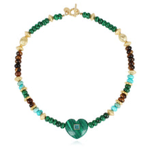 Load image into Gallery viewer, Necklace Jessy - Malachite
