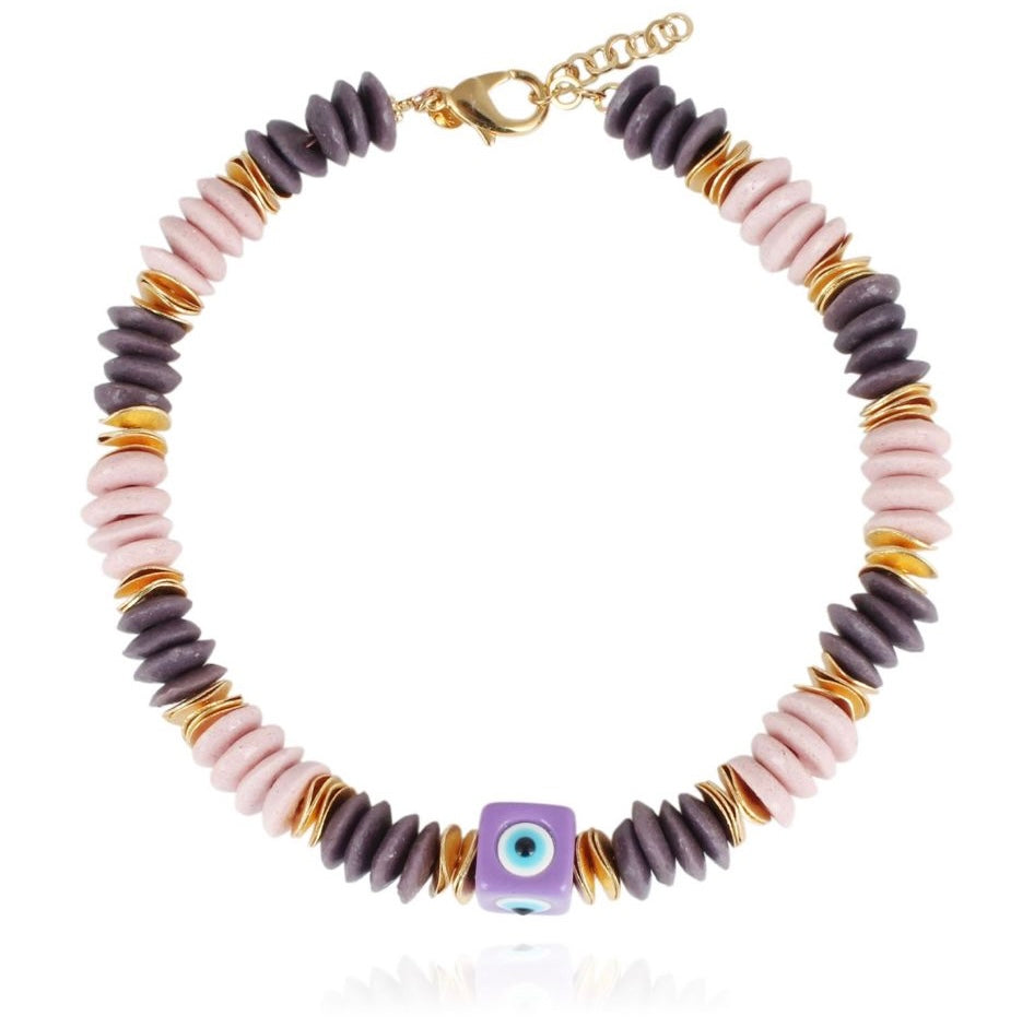Necklace Baia - Purple
