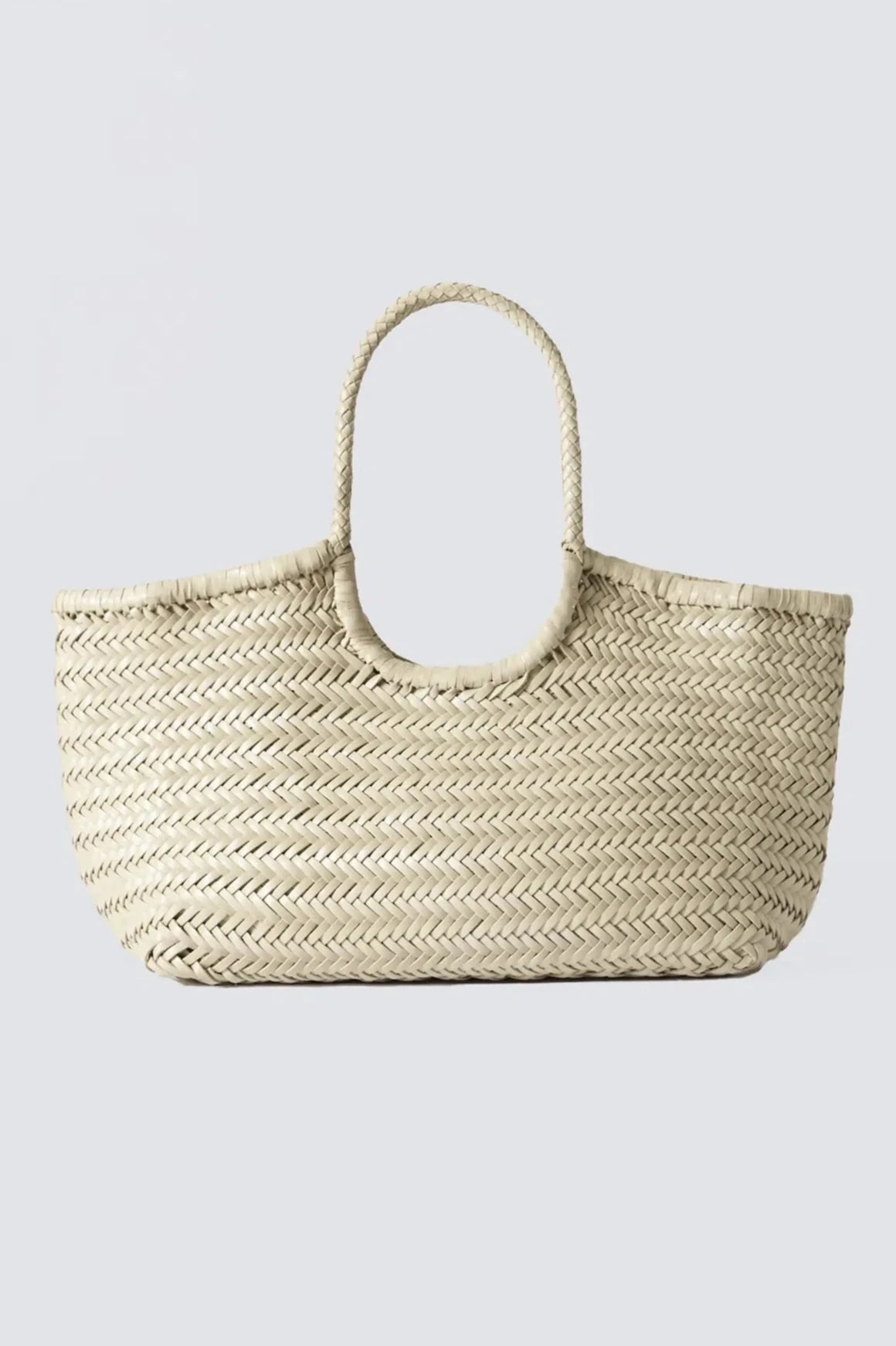 Nantucket Basket Big - Pearl White