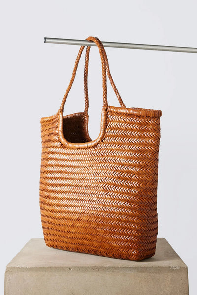 NS Diagonal Triple Jump Bag - Tan