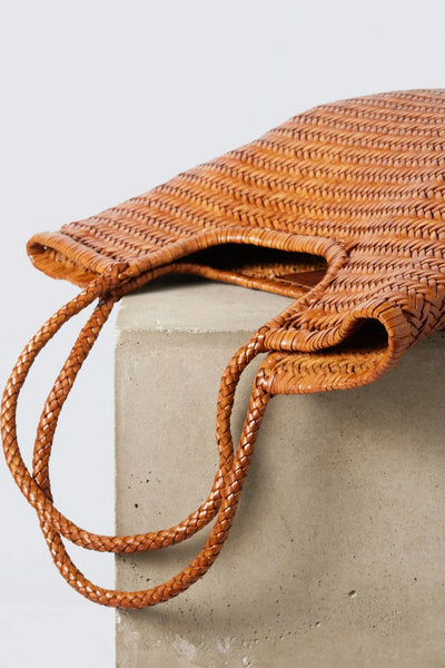 NS Diagonal Triple Jump Bag - Tan
