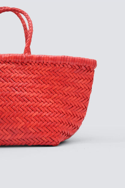 Bamboo Triple Small Bag - Poppy Red