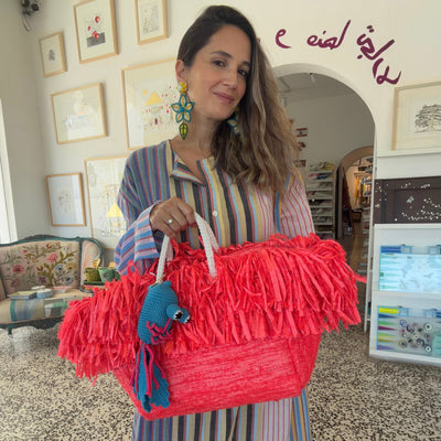 Sunflare Fringe Basket