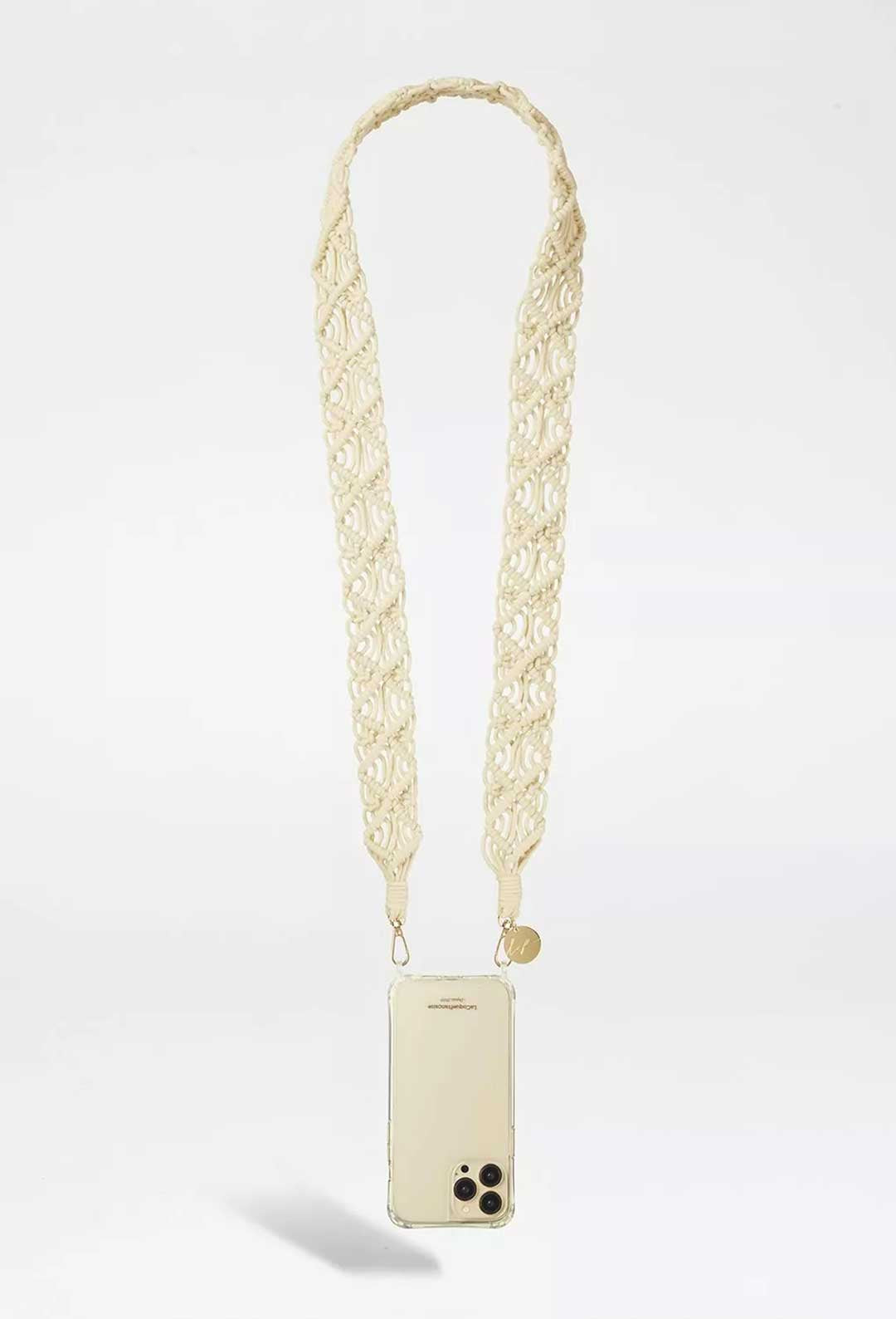 La Coque Francaise Eve with Shell Phone Strap