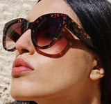 The Felice Sunglasses - Ecaille Violet