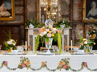 S&B x John Derian The Feast Linen Tablecloth