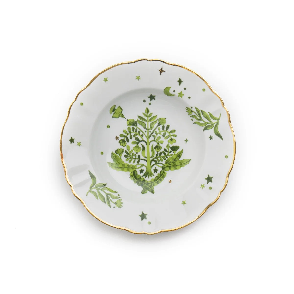 Bitossi Home Soup Porcelain Plate - Green