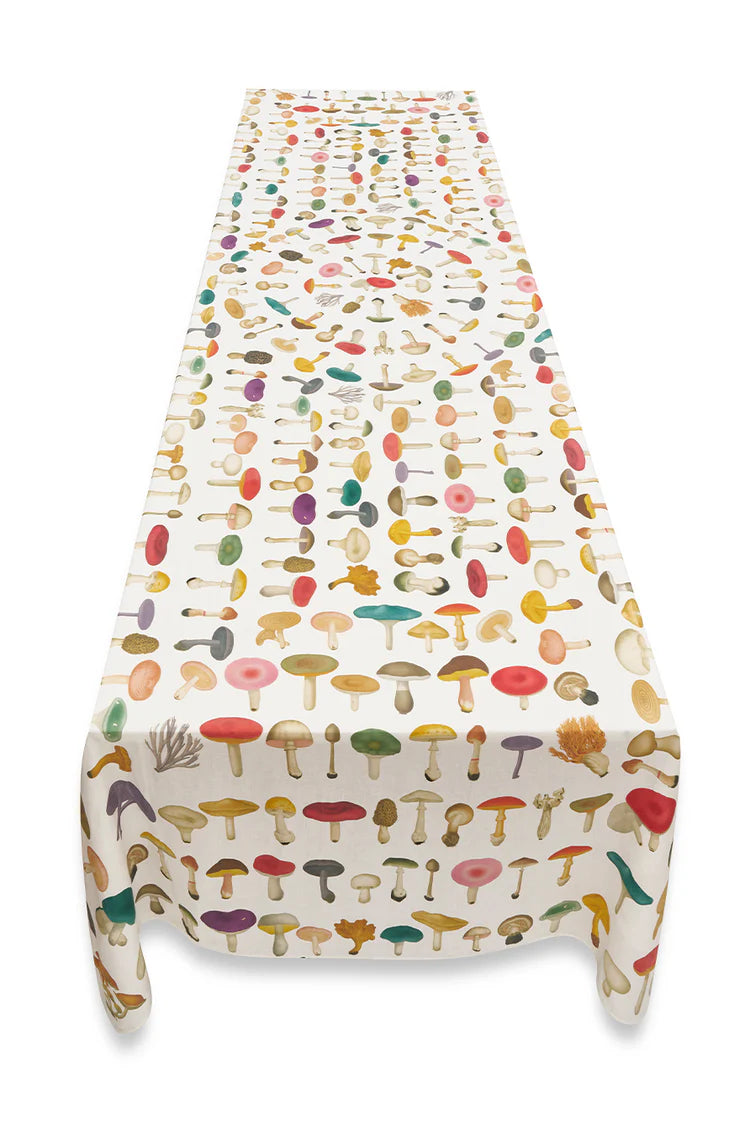 S&B x John Derian Fungi Linen Tablecloth