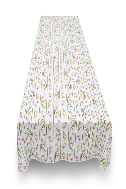 Gladioli Linen Tablecloth