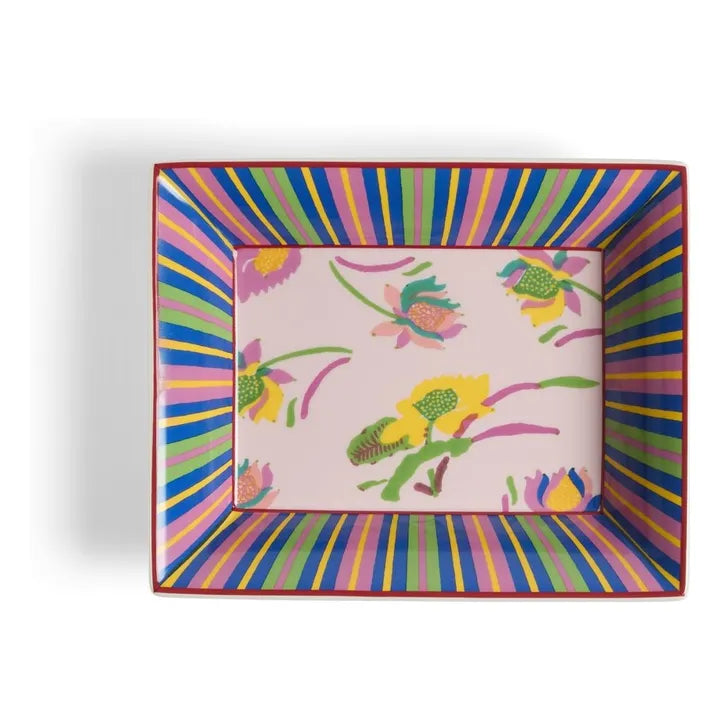 Japanese Porcelain Charger Tray - Pink