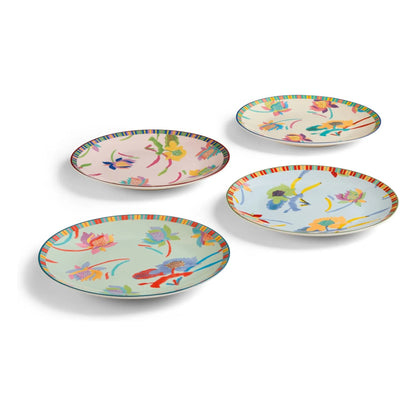 Japanese Porcelain Dessert Plates Set of 4