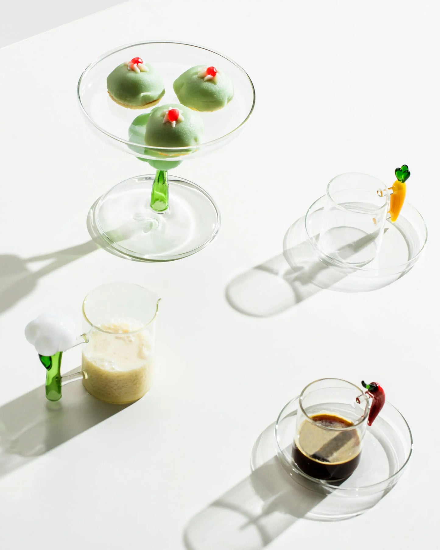 Ichendorf Glass Coffee Cup Vegetables