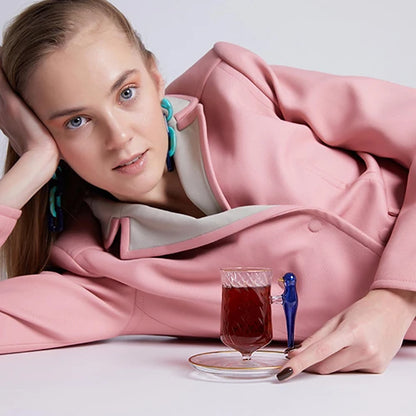 Sugibi Pigeon Teaglass - Royal Blue