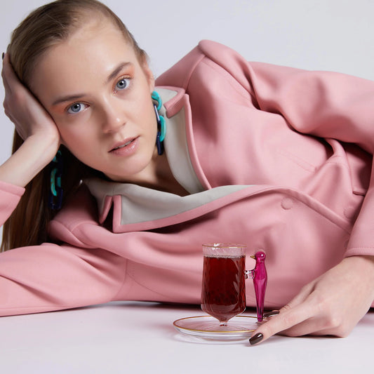 Sugibi Pigeon Teaglass - Pink