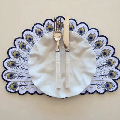 Peacock Shaped Placemat - Set of 6