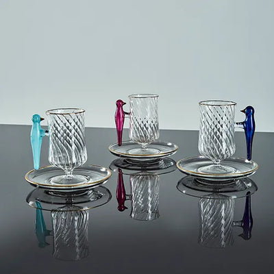 Sugibi Pigeon Teaglass - Royal Blue