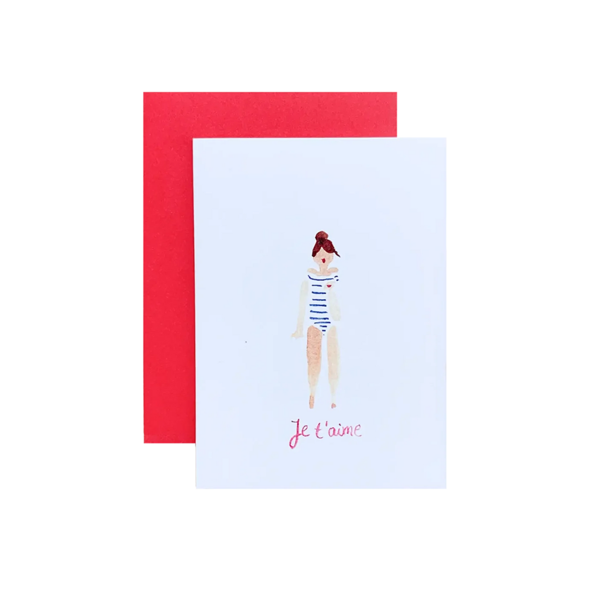 Zenobie Je t'aime Greeting Card