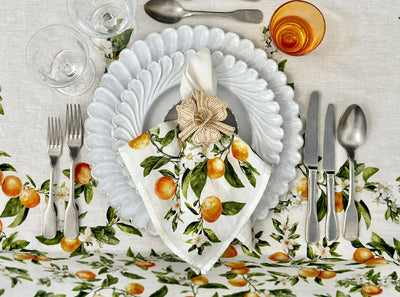 S&B x John Derian l'Orangerie Linen Tablecloth