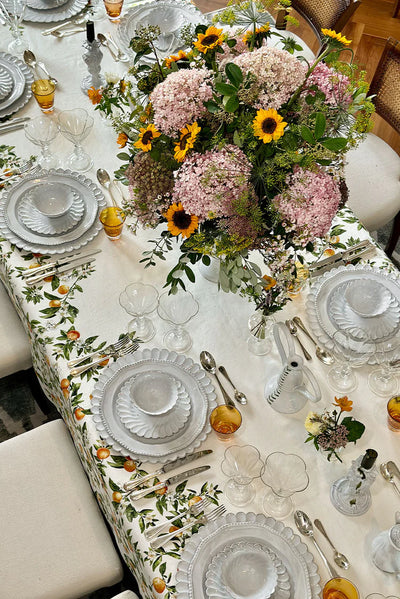 S&B x John Derian l'Orangerie Linen Tablecloth