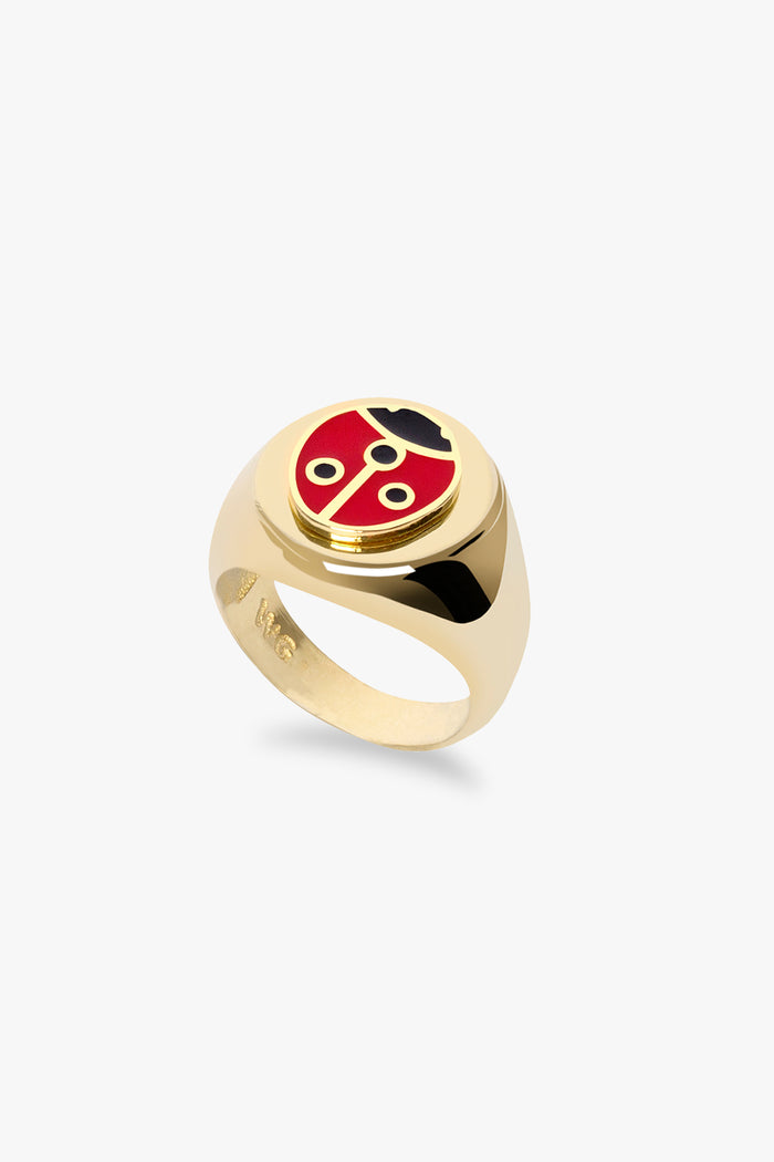 Wilhelmina Garcia Ladybug Ring