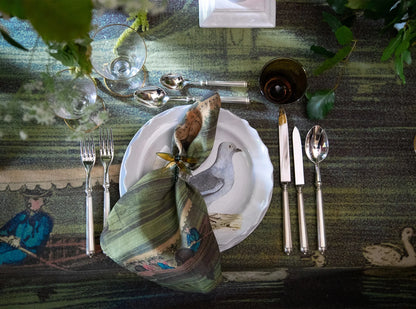 S&B x John Derian Central Park Linen Tablecloth