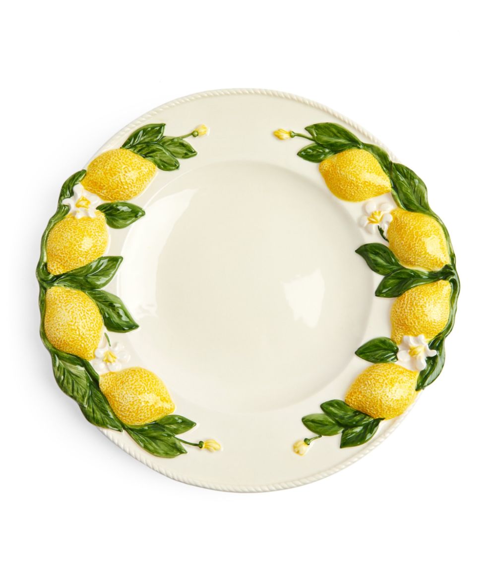 Les Ottomans Lemon Porcelain Dinner Plate