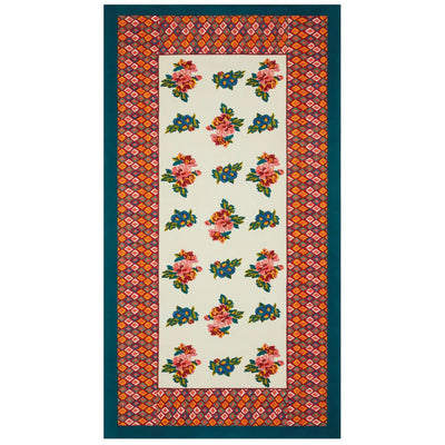 Lisa Bouquet Cotton Tablecloth - 180x350