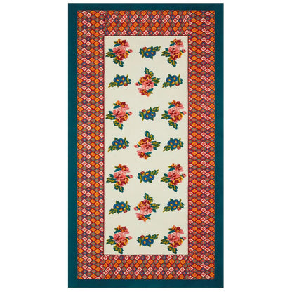 Lisa Bouquet Cotton Tablecloth - 180x350