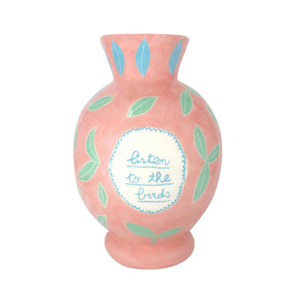 Listen to the Birds Vase