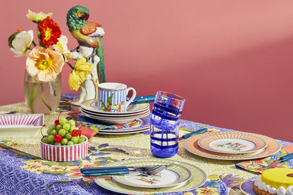 Sariska Porcelain Plates Set of 3 - Pink Unica