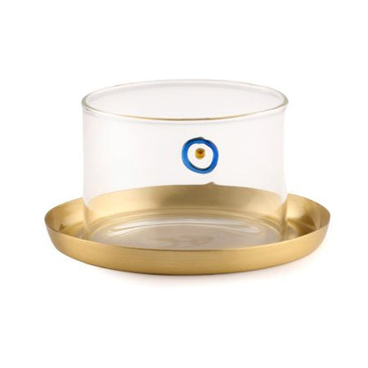 Zarina Gold Bowl Blue Eye - Set of 6