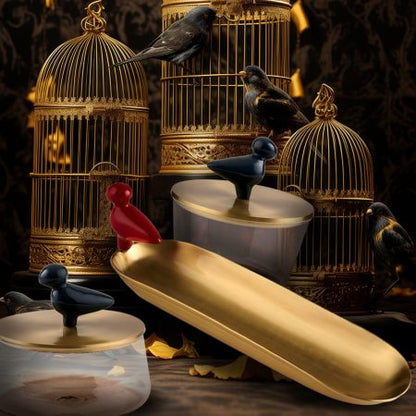 Zarina Bird Candy Jar - Large