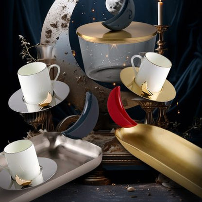 Zarina 3D Moon Tray 60x15cm