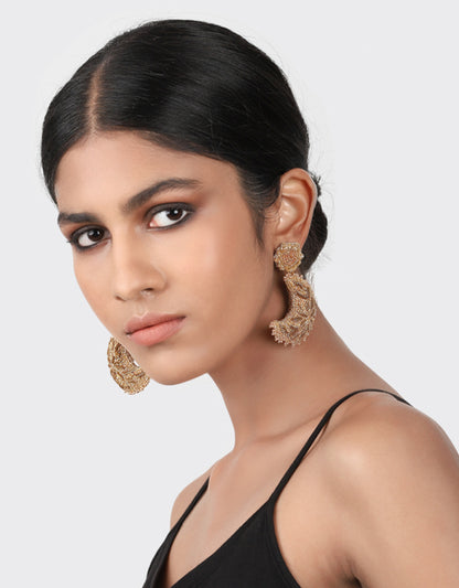 Moon Earrings - Gold