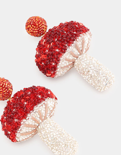 Mushroom Earrings