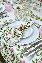 Load image into Gallery viewer, Le Jardin des Roses Linen Tablecloth

