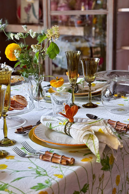 Buttercup Linen Tablecloth