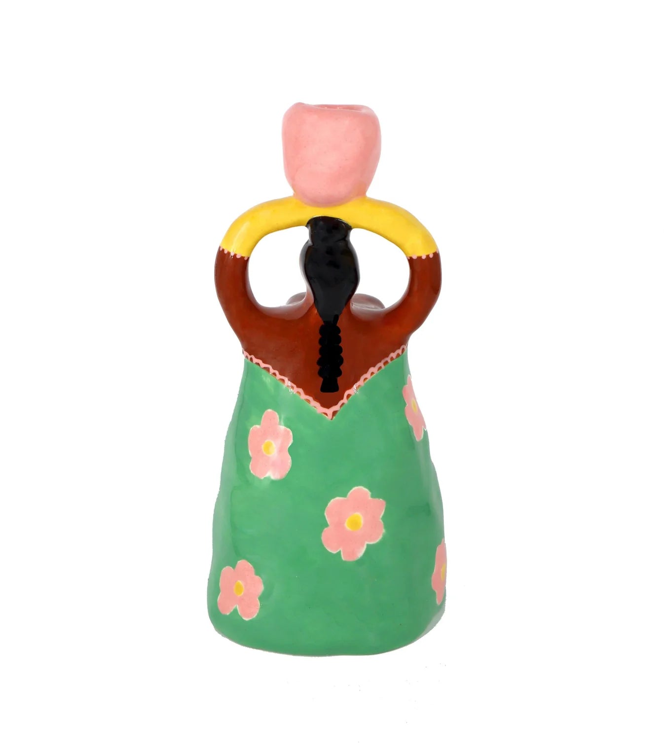 Nina Green Candle Holder