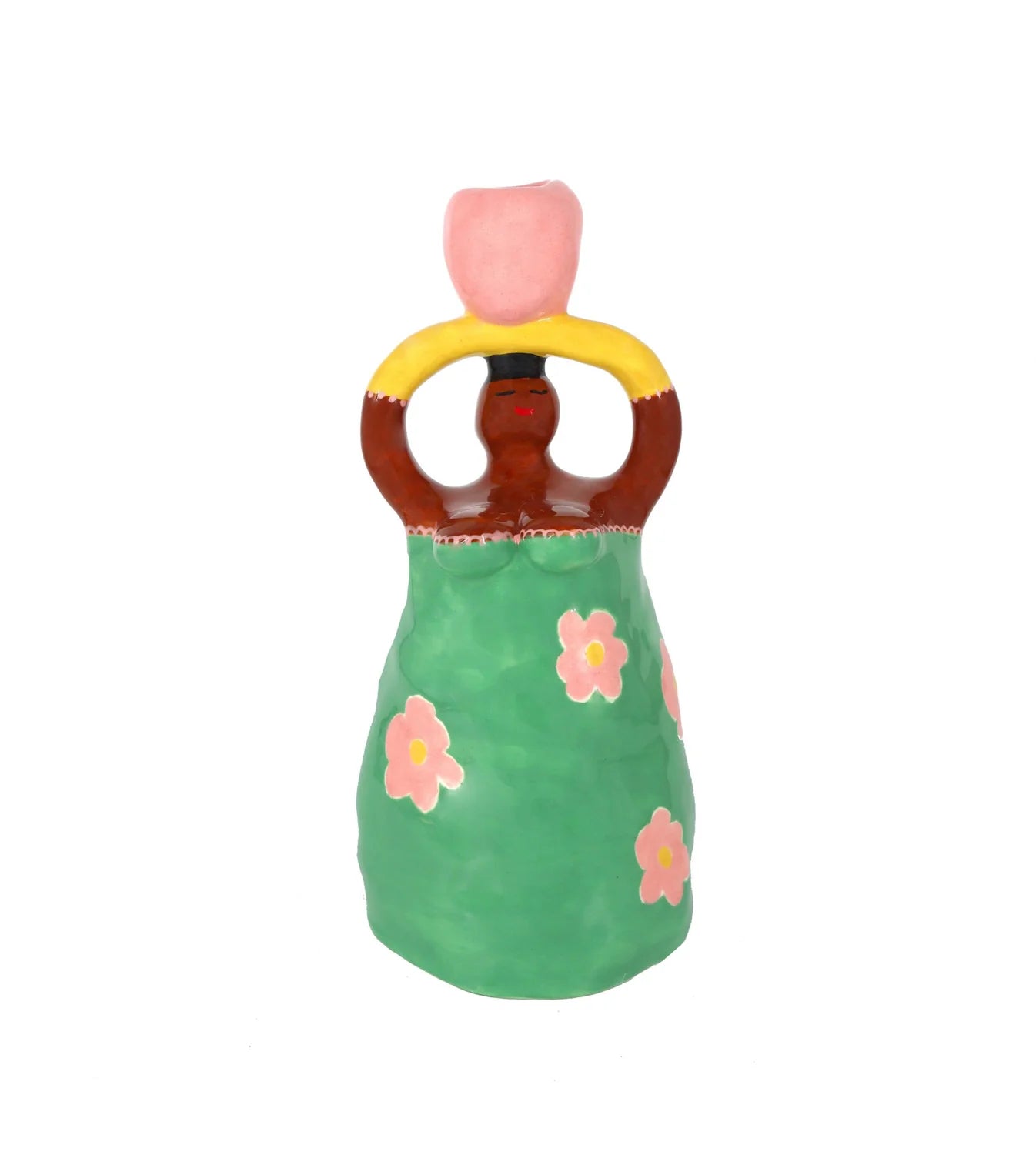 Nina Green Candle Holder