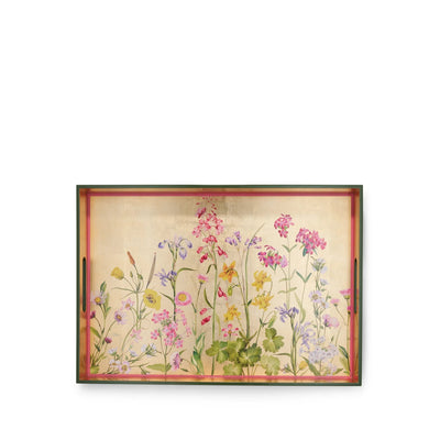 Gold Leaf Our June Rectangular Lacquered Tray