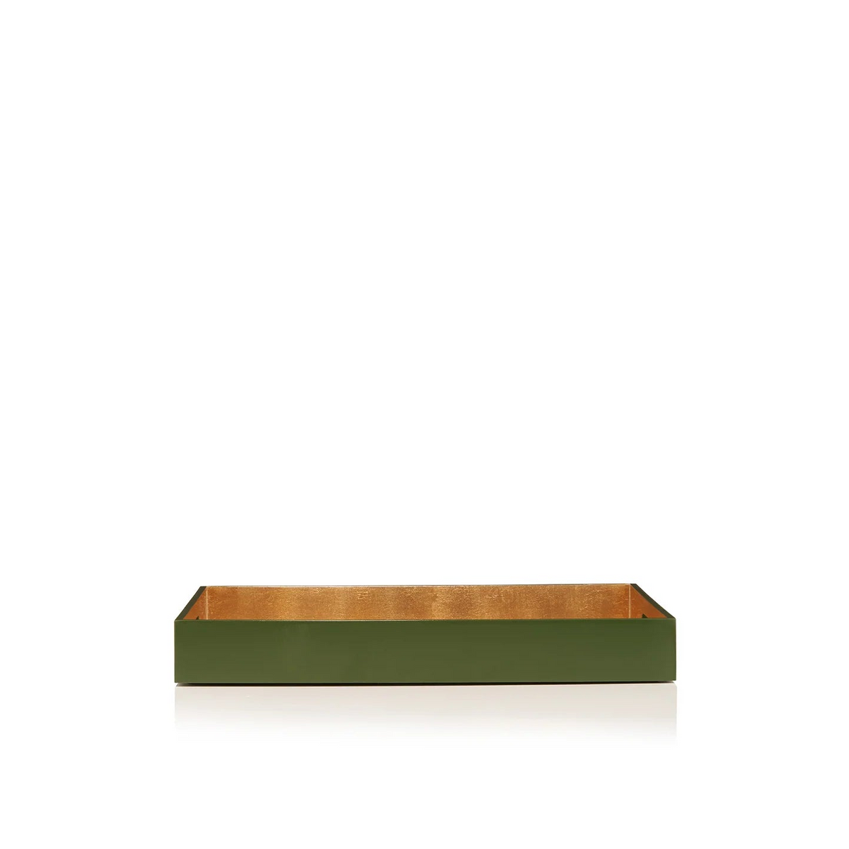 Gold Leaf Paris Map Rectangular Lacquered Tray