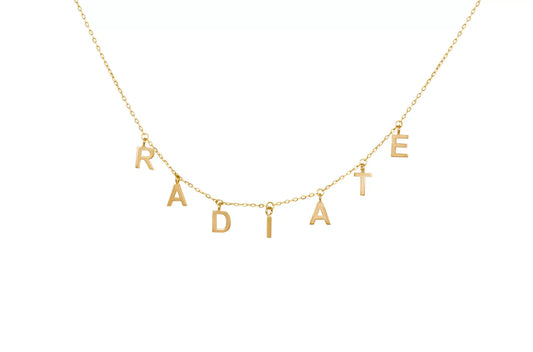 LRJC Radiate Necklace 18K Gold