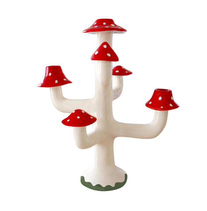 Magic Mushrooms Candle Holder