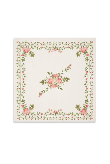 Rose Trellis Linen Napkin