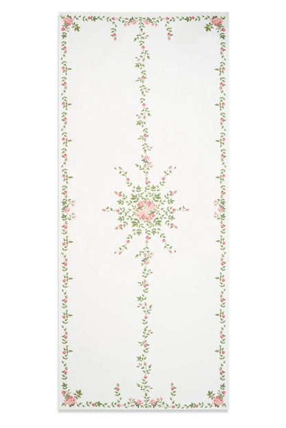 Rose Trellis Linen Tablecloth