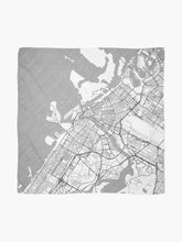 Load image into Gallery viewer, Canava Design Dubai Map Scarf
