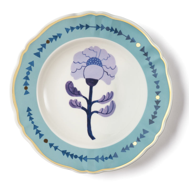 Bitossi Home Botanica Blue Soup Plate