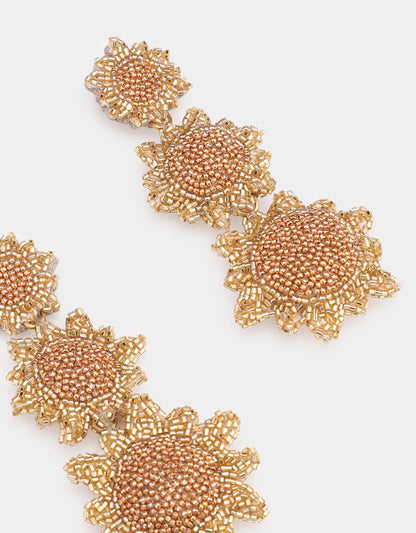 Sun Earrings - Gold
