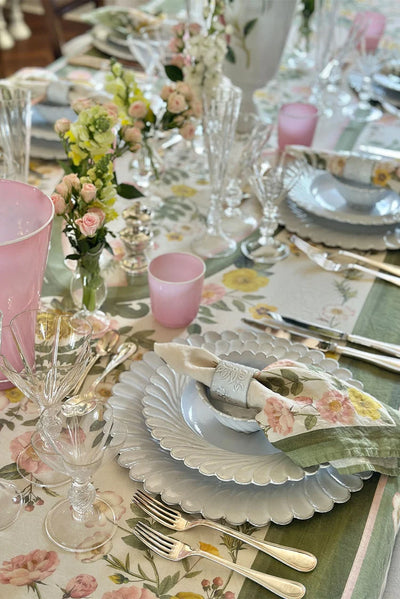 Tapestry Linen Tablecloth
